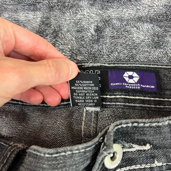 Vtg Southpole Purple Tab RARE Baggy Wide Leg Stitched Pocket Men's 34X31.5 - Picture 11 of 14